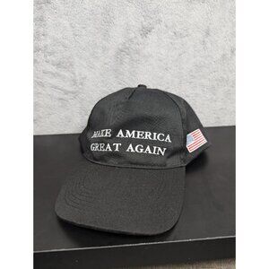 Make America Great Again Cap Adult One Size Black Adjustable Maga Donald Trump